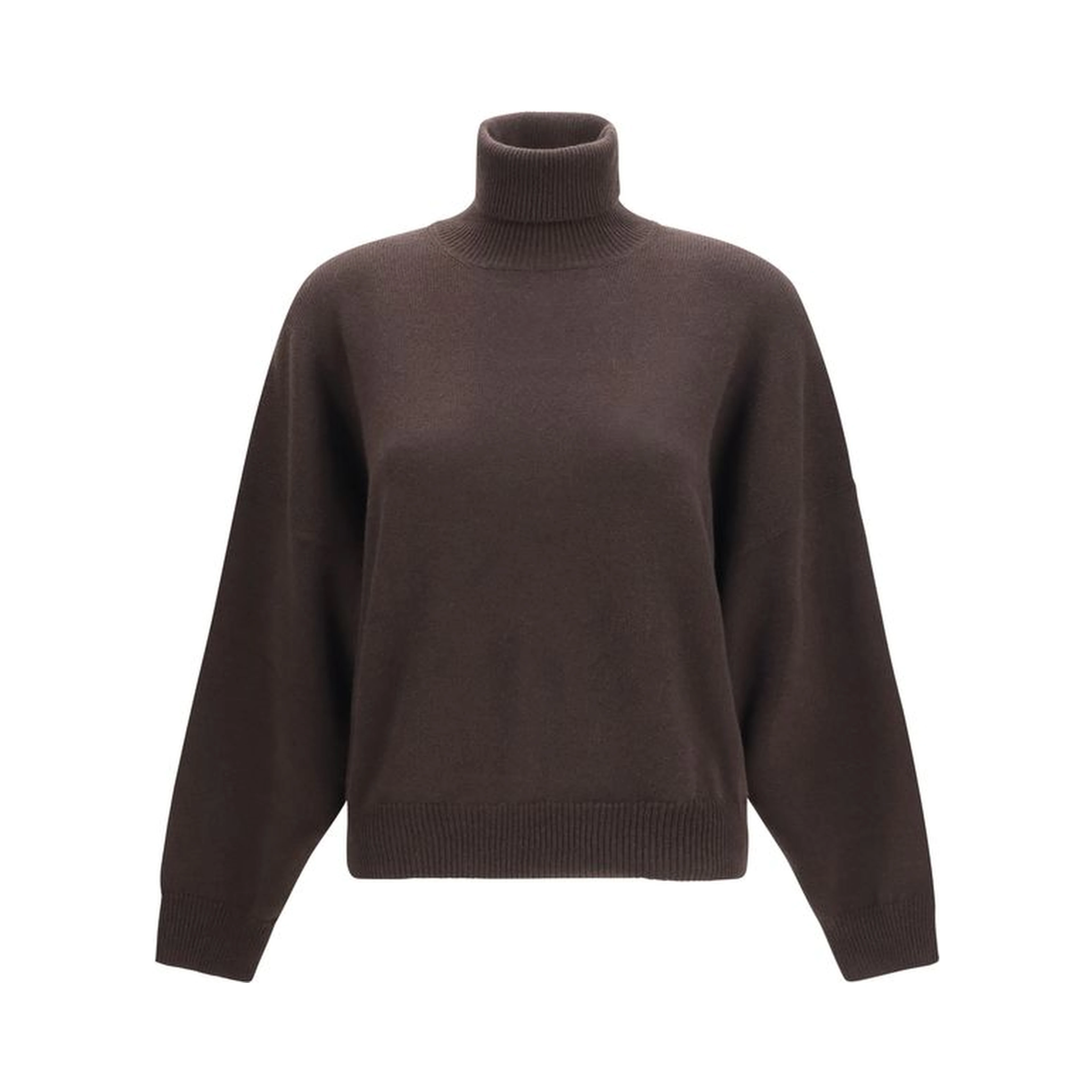Brown Cashmere Turtleneck