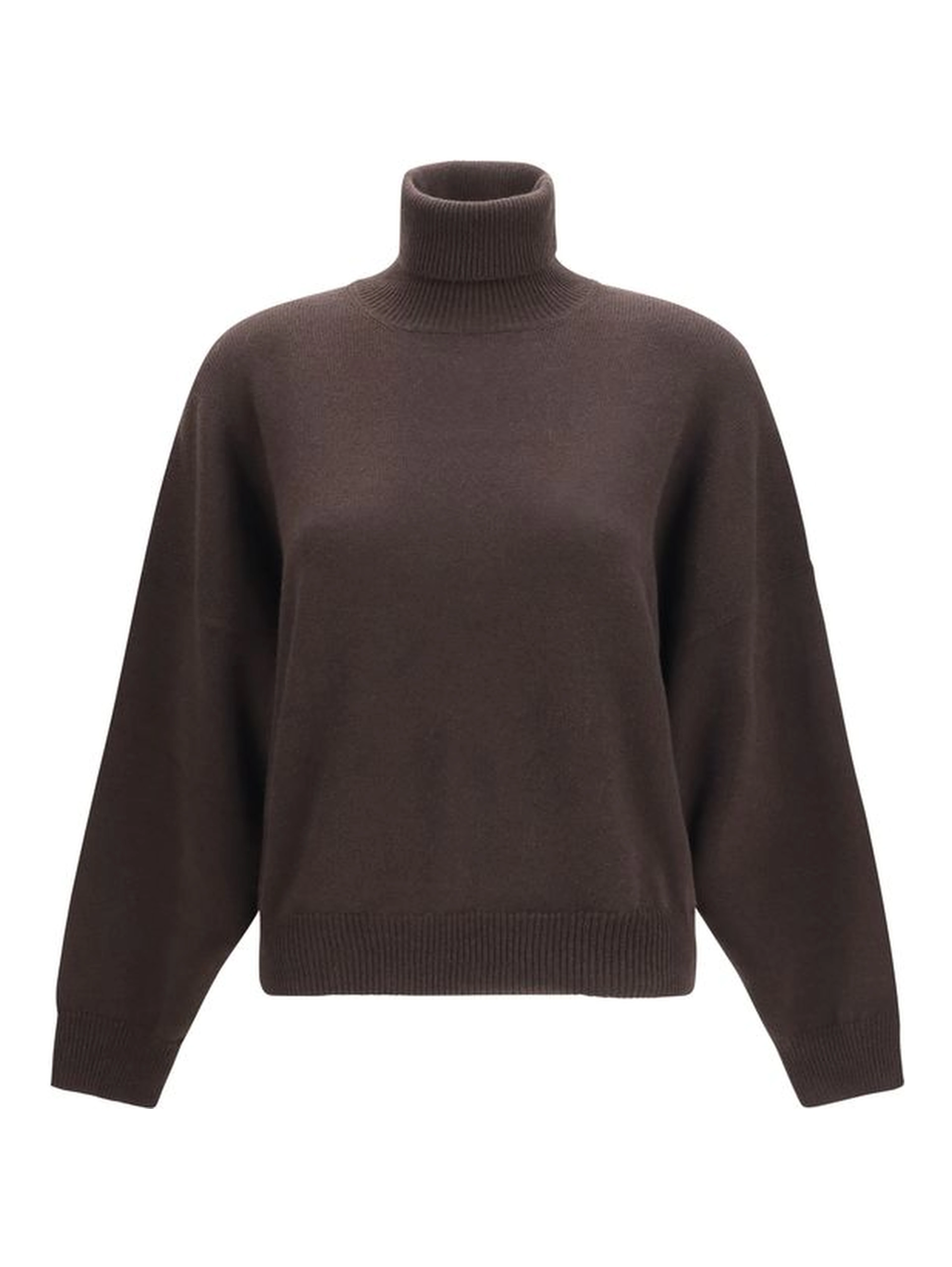 Brown Cashmere Turtleneck