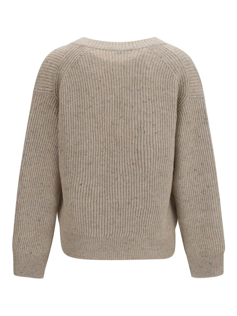 Beige Cashmere Sweatshirt