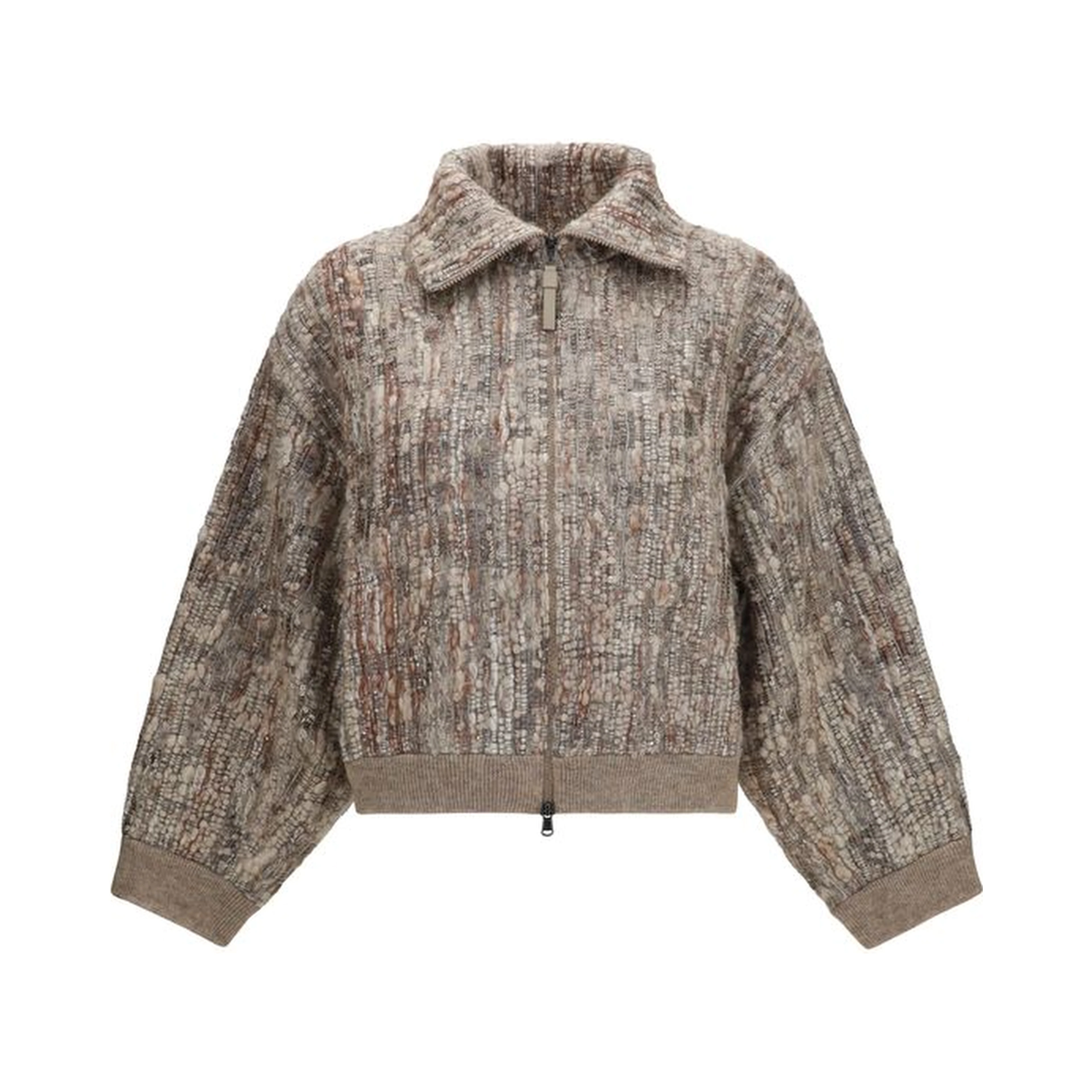 Beige Mohair Cardigan
