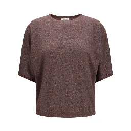 Purple Cashmere Sweatshirt