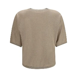 Beige Cashmere T-Shirt