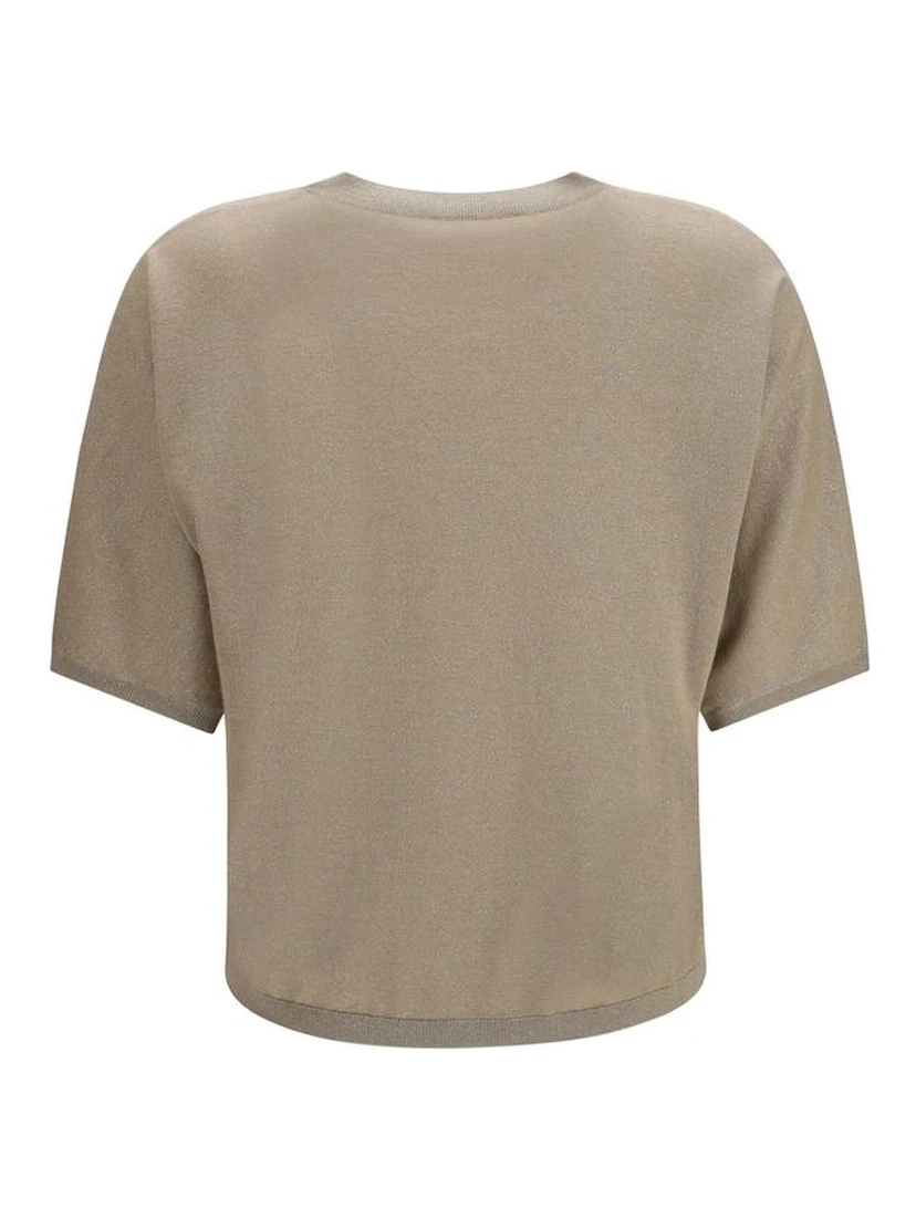 Beige Cashmere T-Shirt