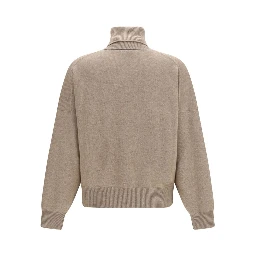 Brown Cashmere Turtleneck