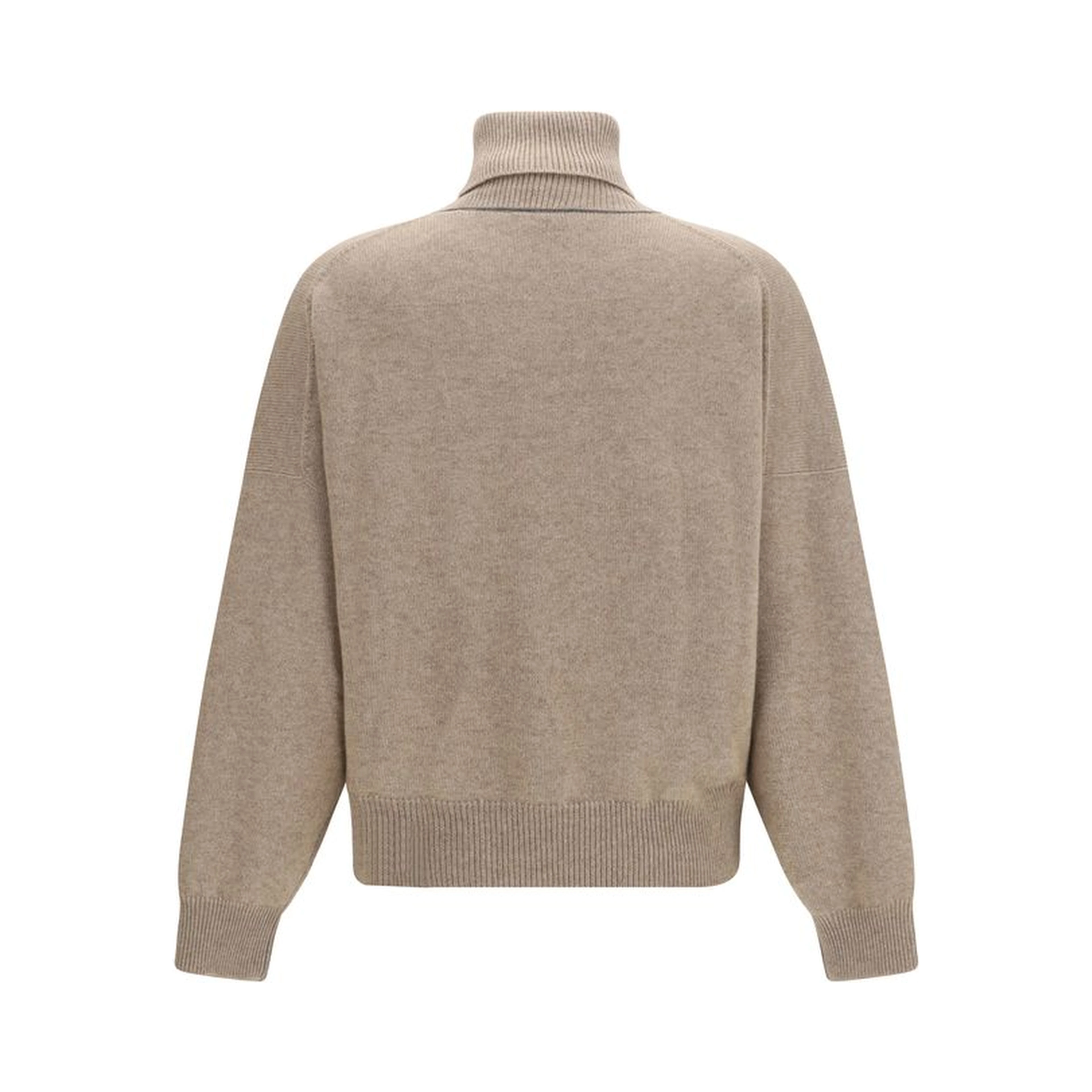 Brown Cashmere Turtleneck