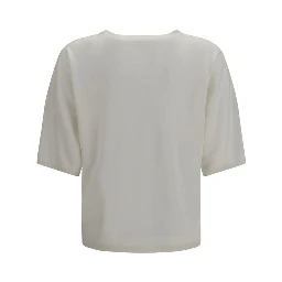 White Cashmere Sweatshirt