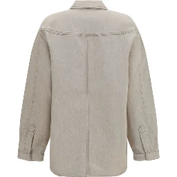 Beige Denim Shirt