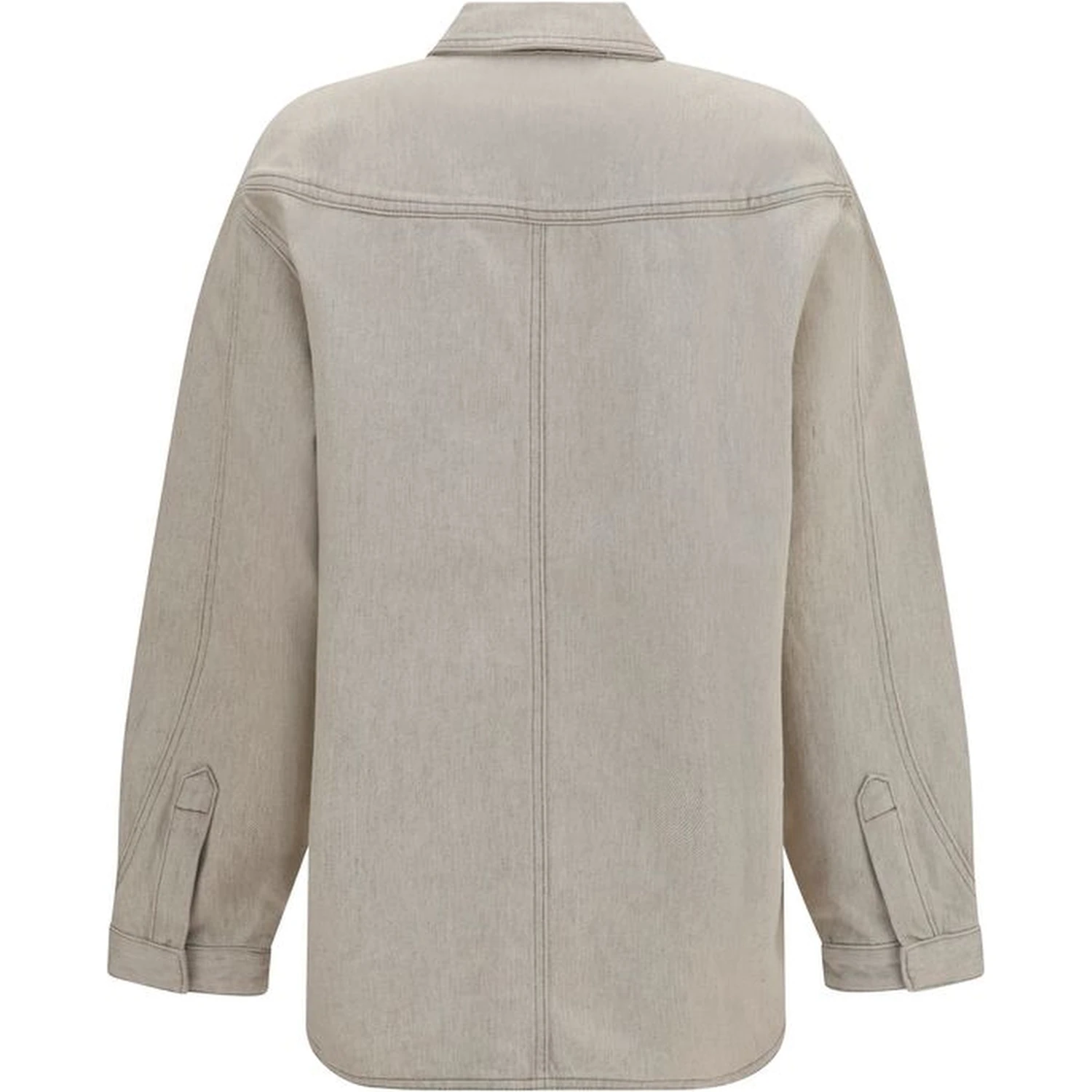 Beige Denim Shirt
