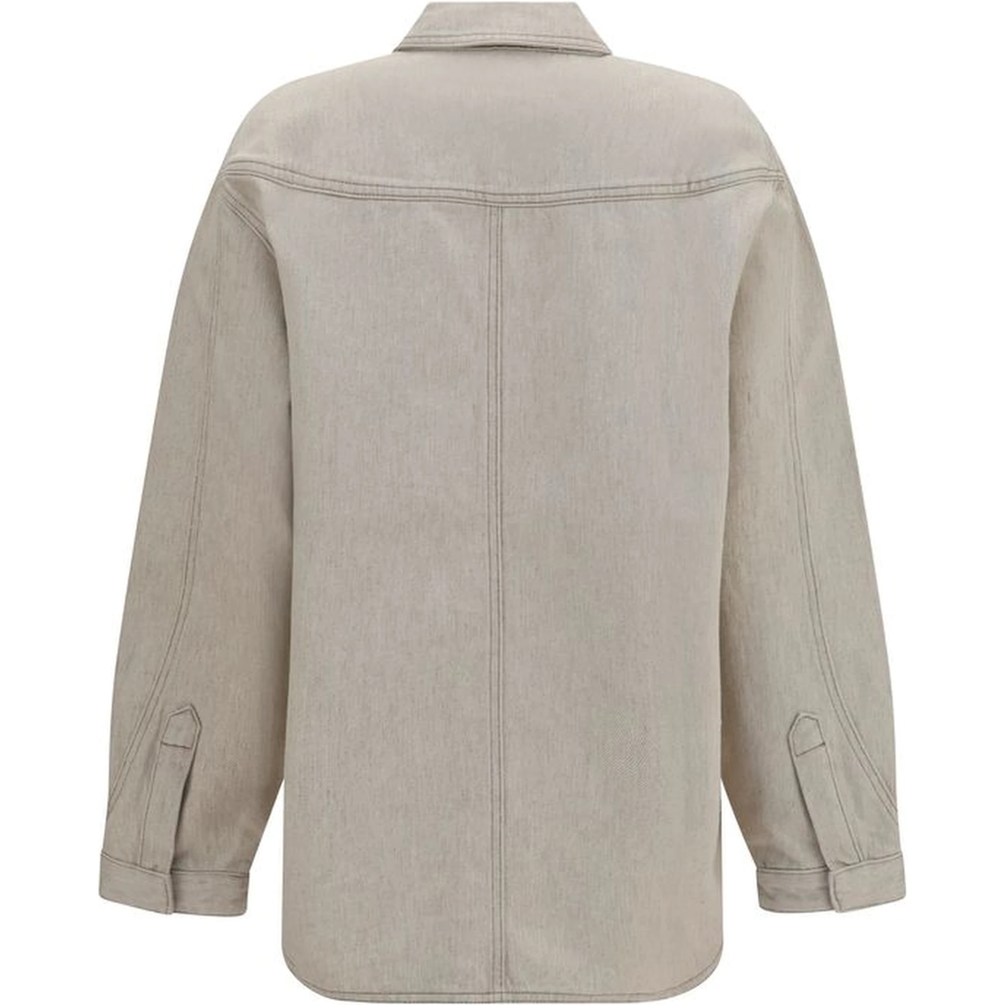Beige Denim Shirt