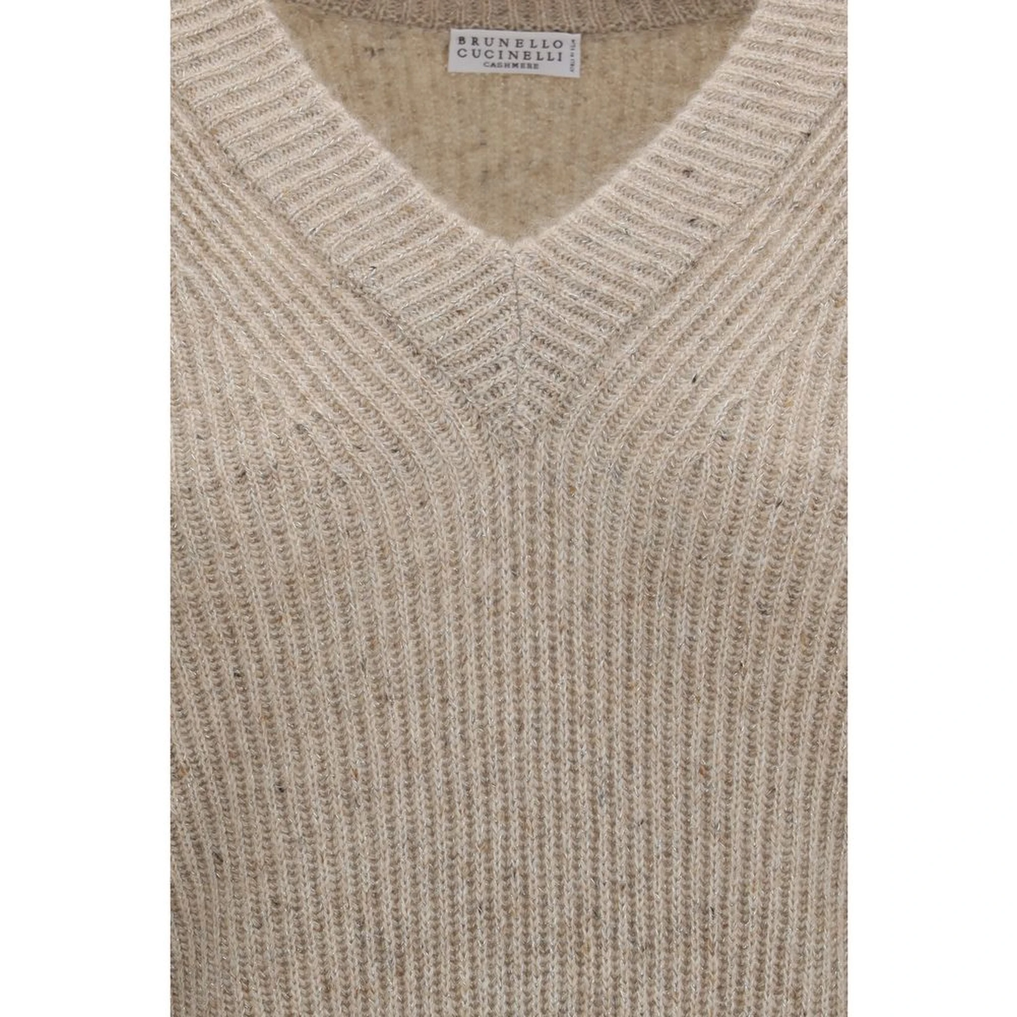 Beige Cashmere Sweatshirt