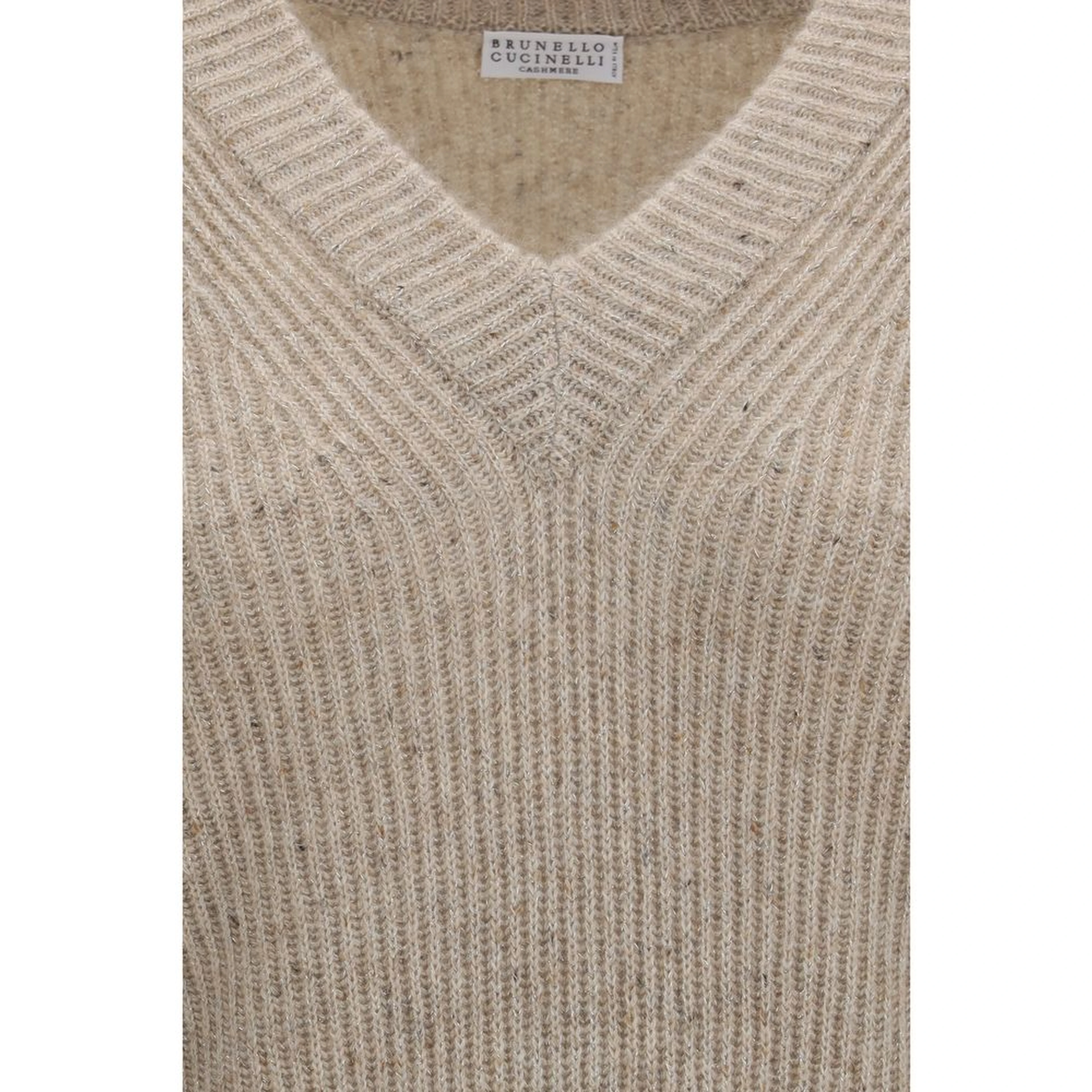 Beige Cashmere Sweatshirt