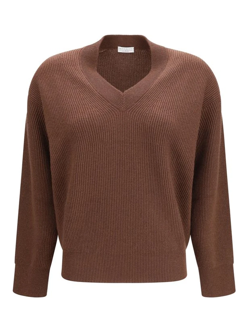 Brown Cashmere Sweater