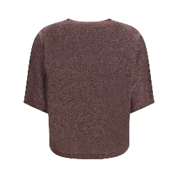 Purple Cashmere Sweatshirt