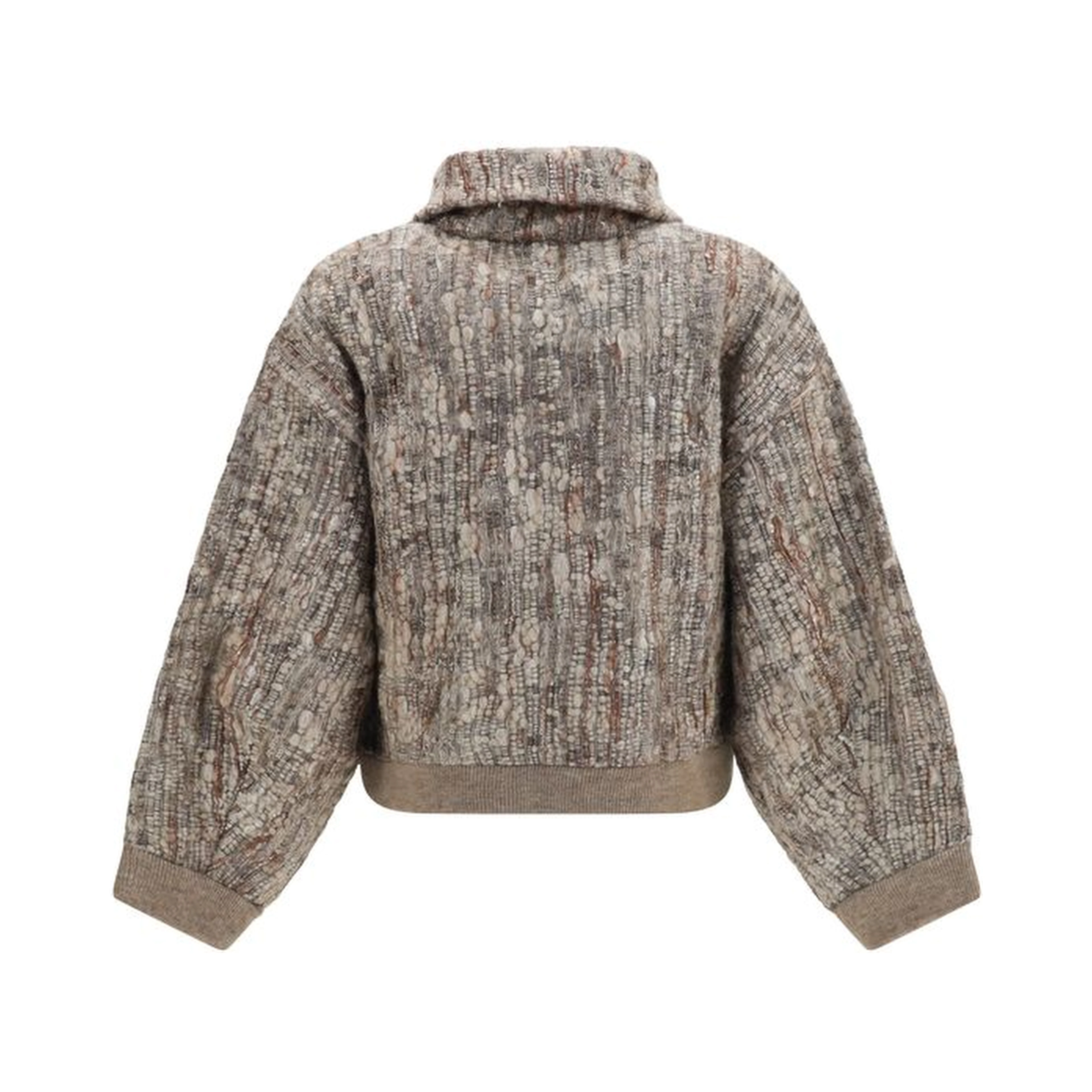 Beige Mohair Cardigan
