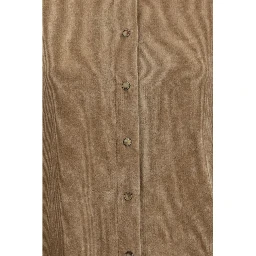 Beige Viscose Dress Shirt