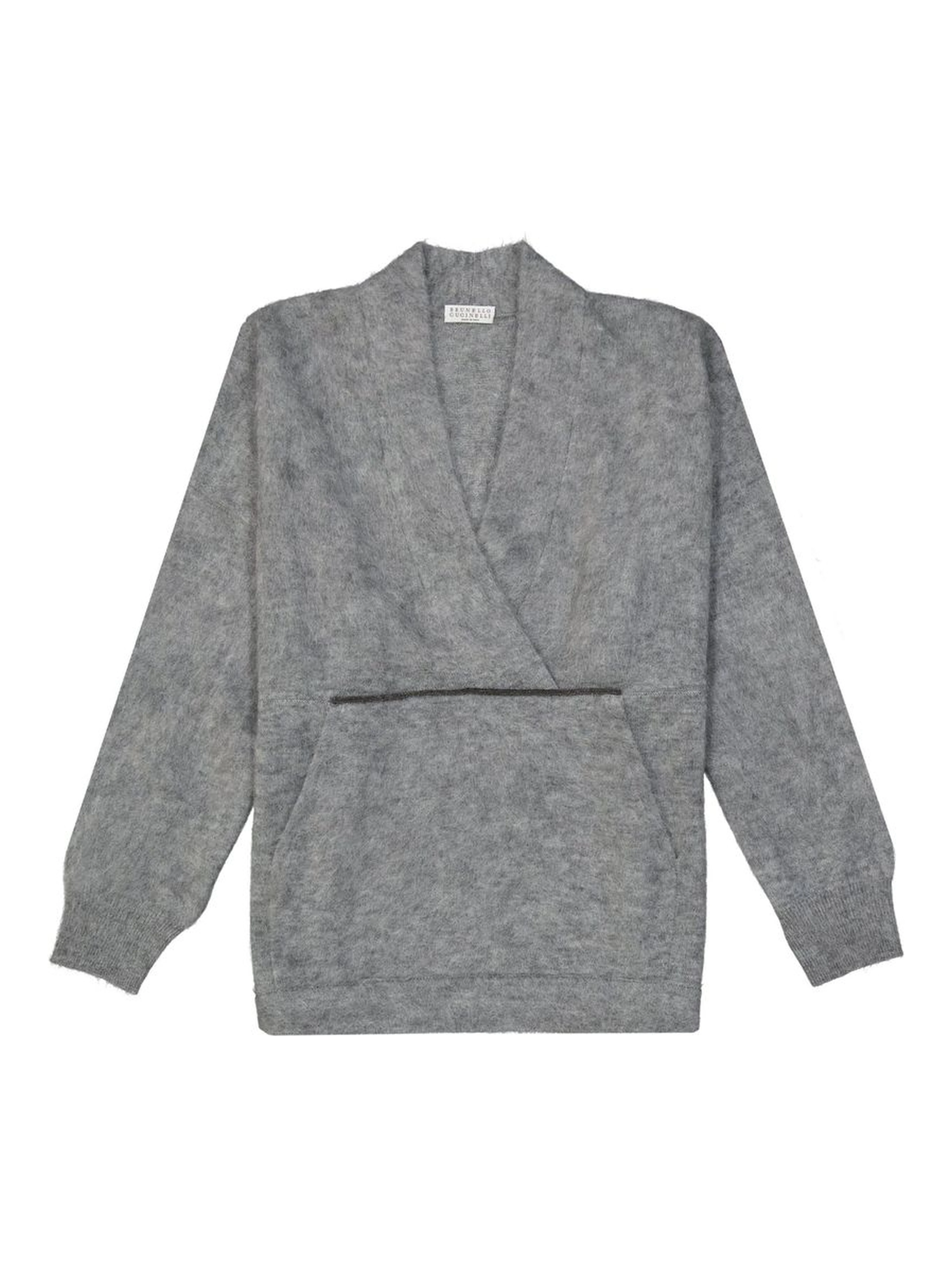 Gray Wool Sweatshirt