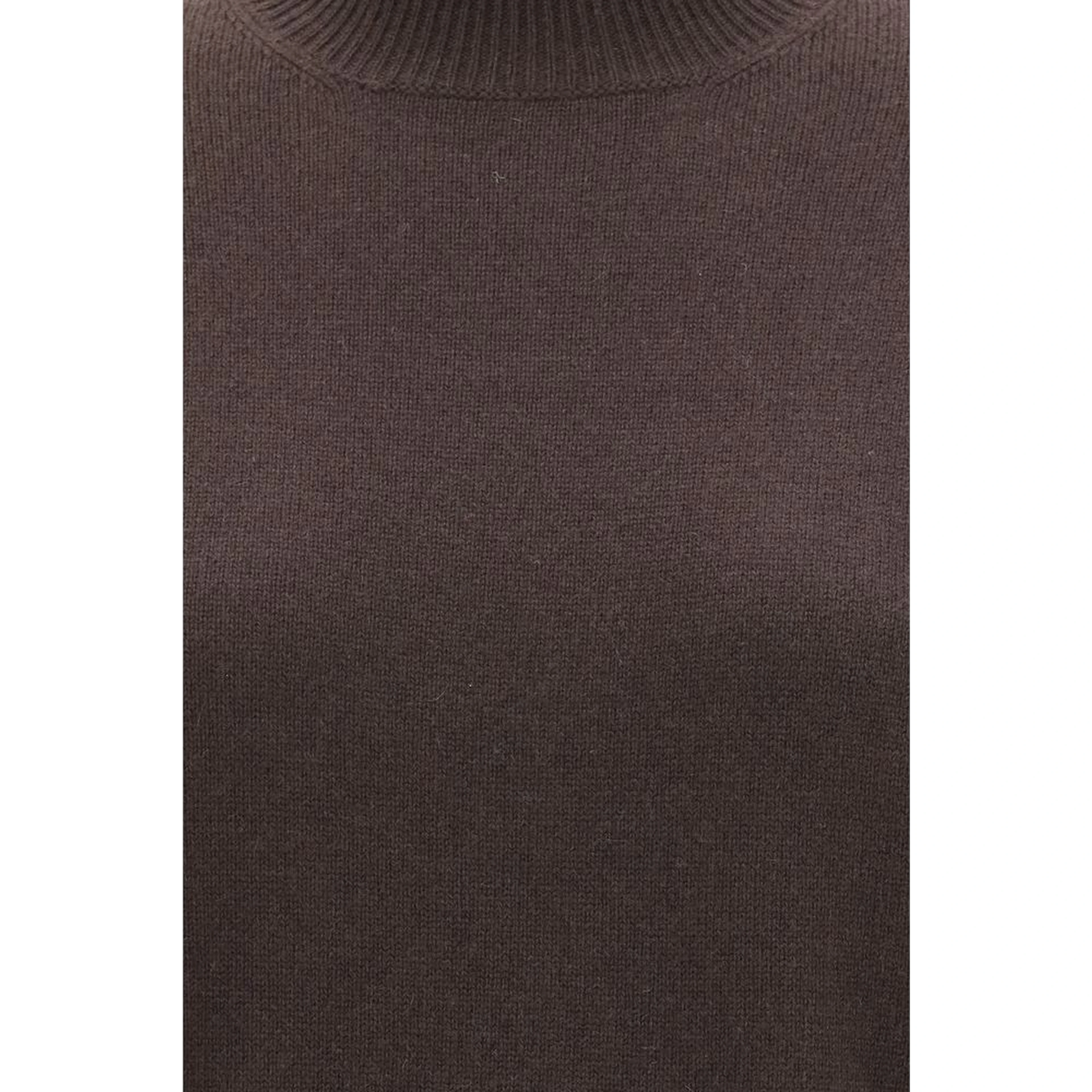 Brown Cashmere Turtleneck