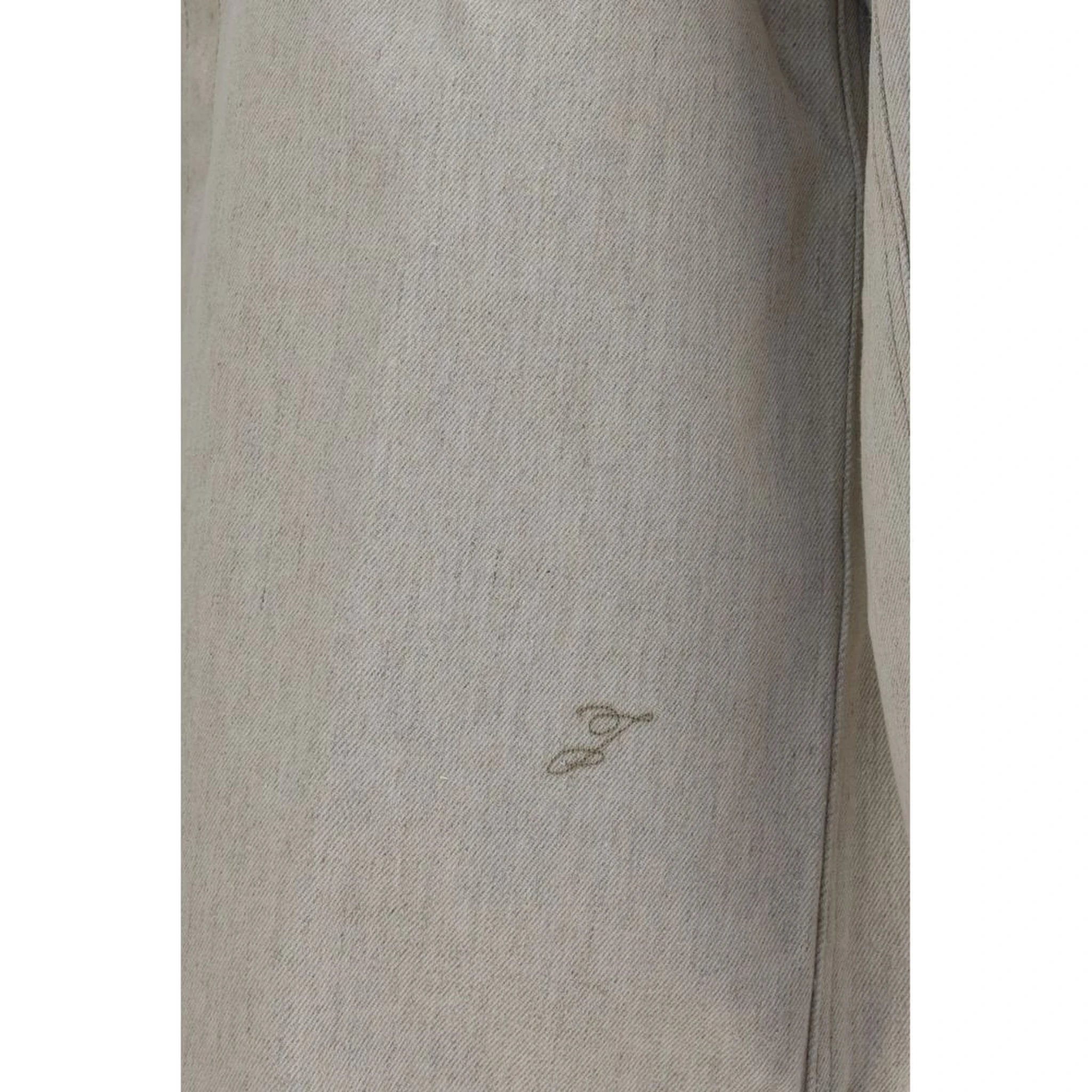 Beige Denim Shirt
