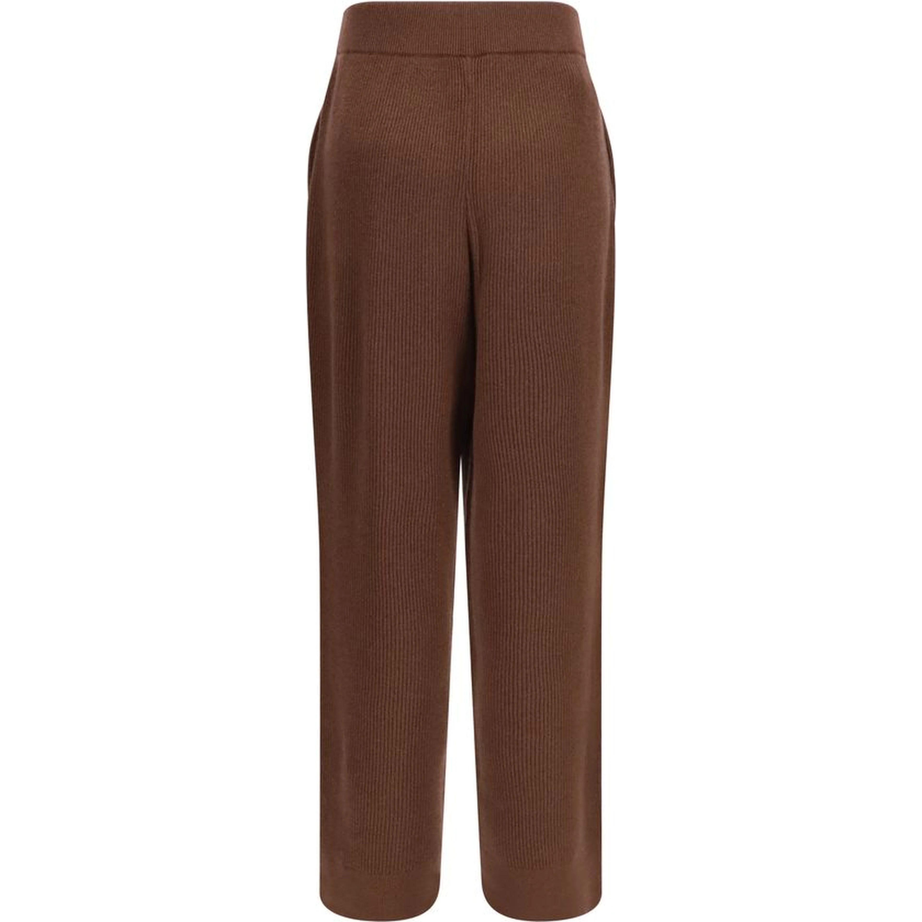 Brown Cashmere Casual Pants