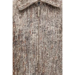 Beige Mohair Cardigan