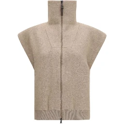 Beige Cashmere Cardigan