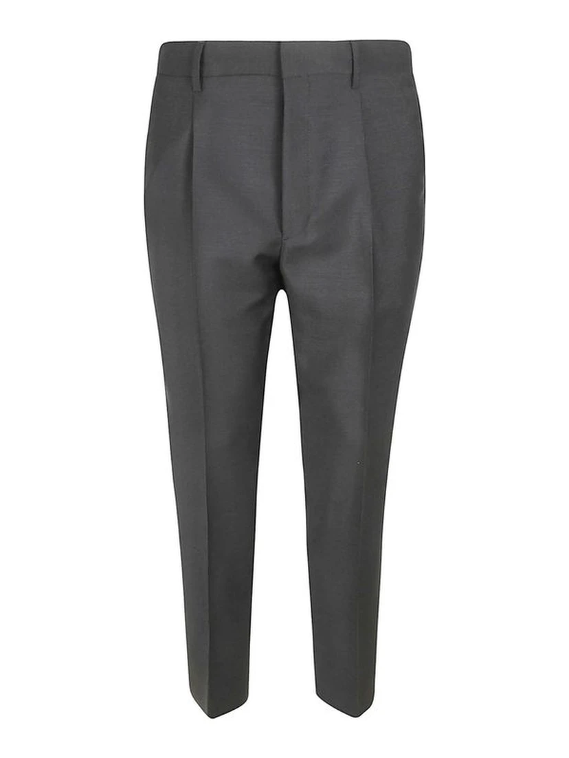 Gray Wool Dress Pants
