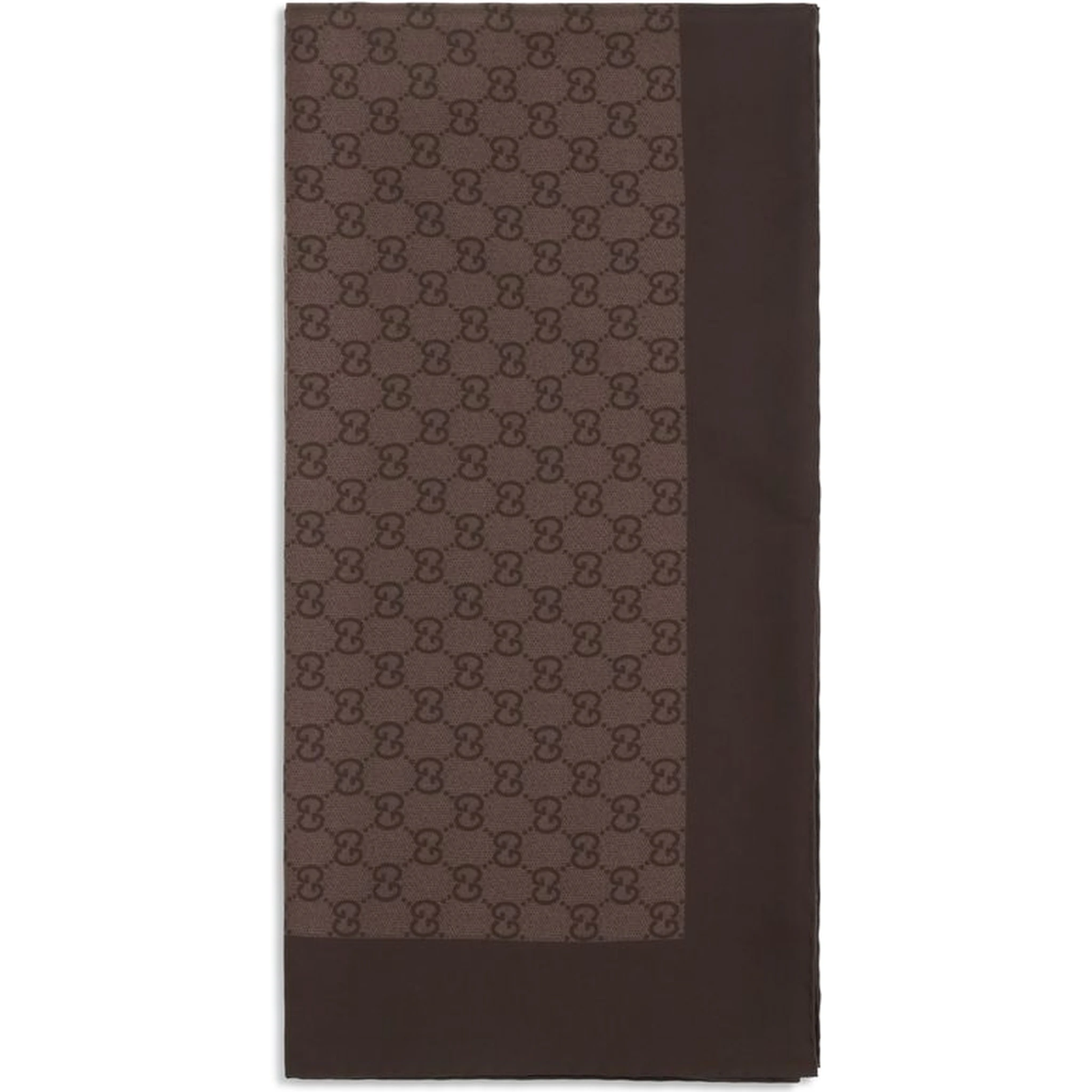 Brown Silk Foulard