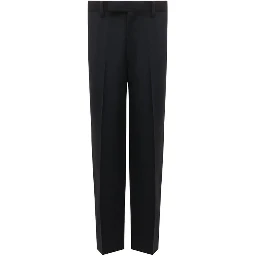 Blue Wool Dress Pants