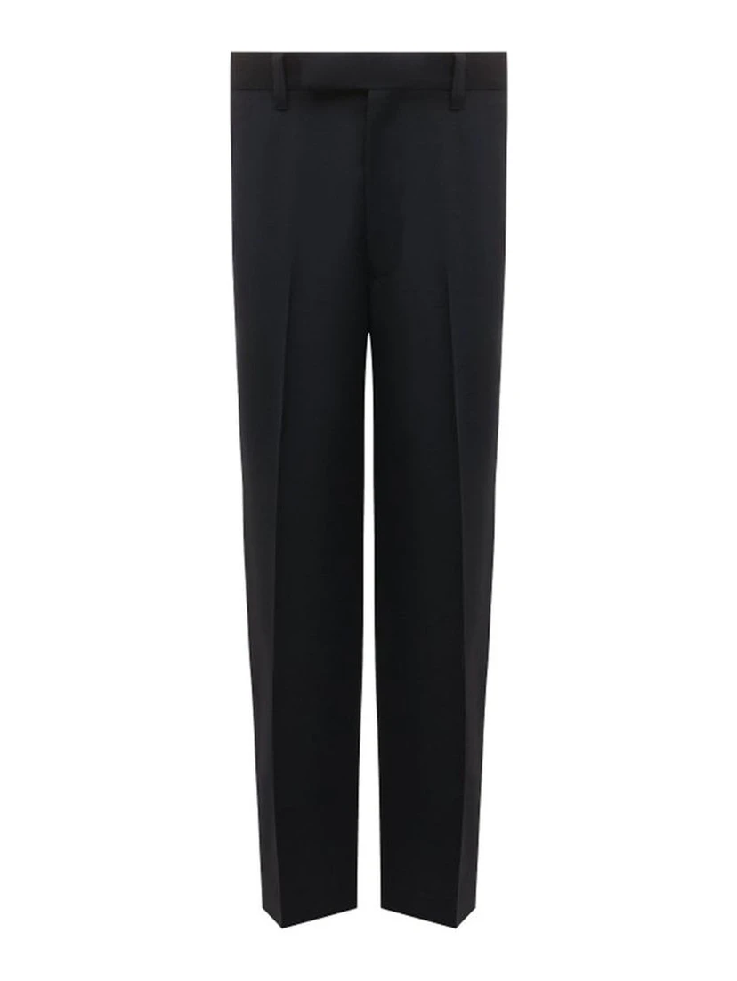 Blue Wool Dress Pants