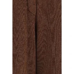 Brown Cashmere Casual Pants