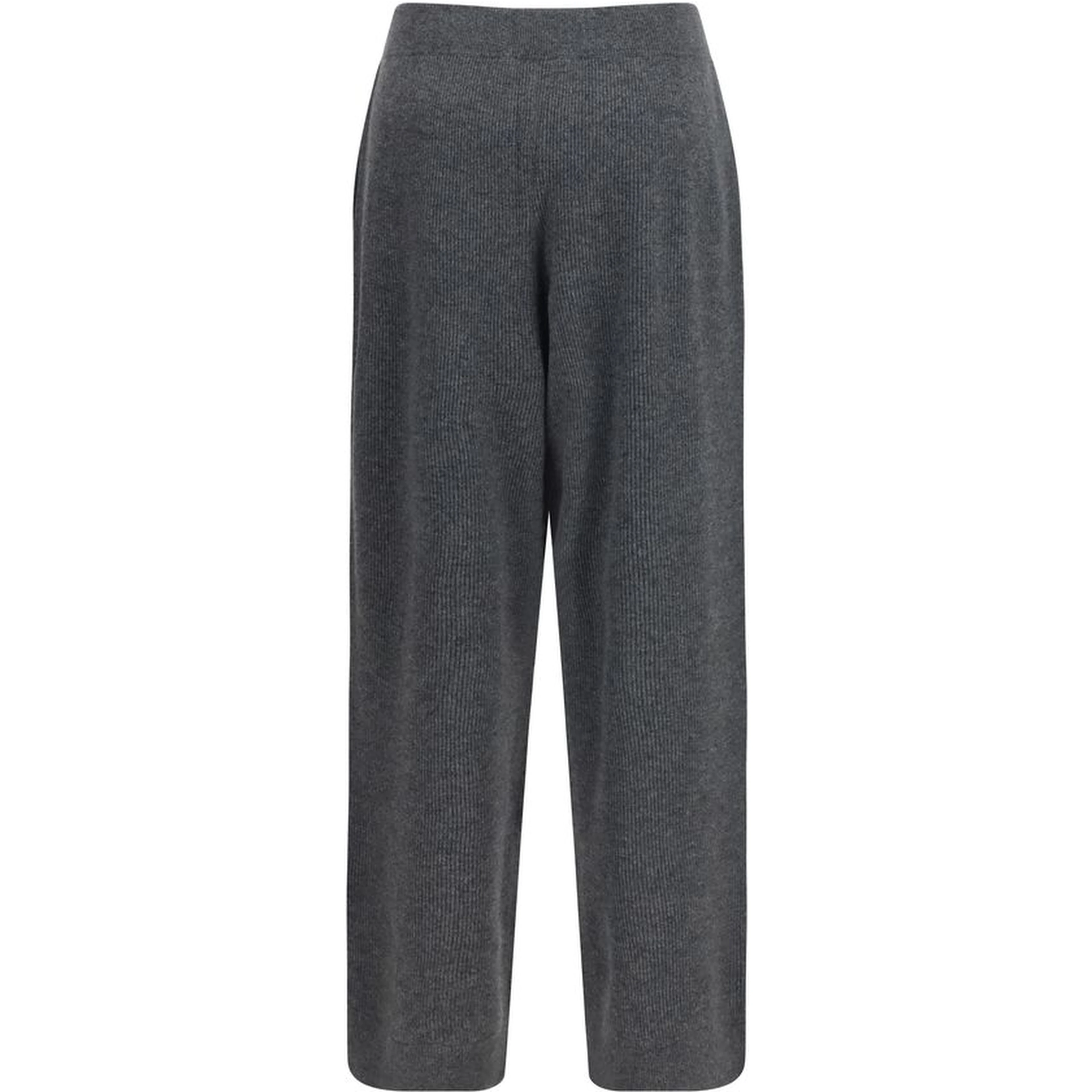 Gray Cashmere Casual Pants