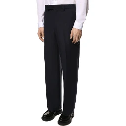 Blue Wool Dress Pants