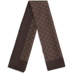 Brown Silk Foulard