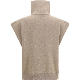 Beige Cashmere Cardigan