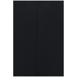 Black Viscose Flared Pants