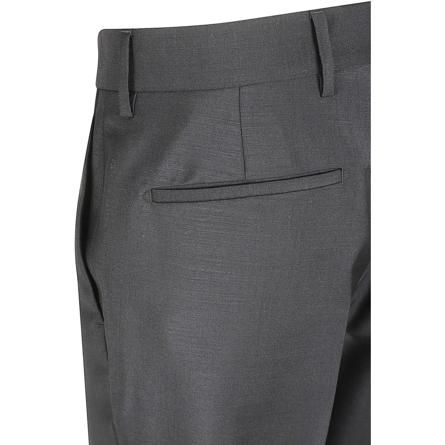 Gray Wool Dress Pants