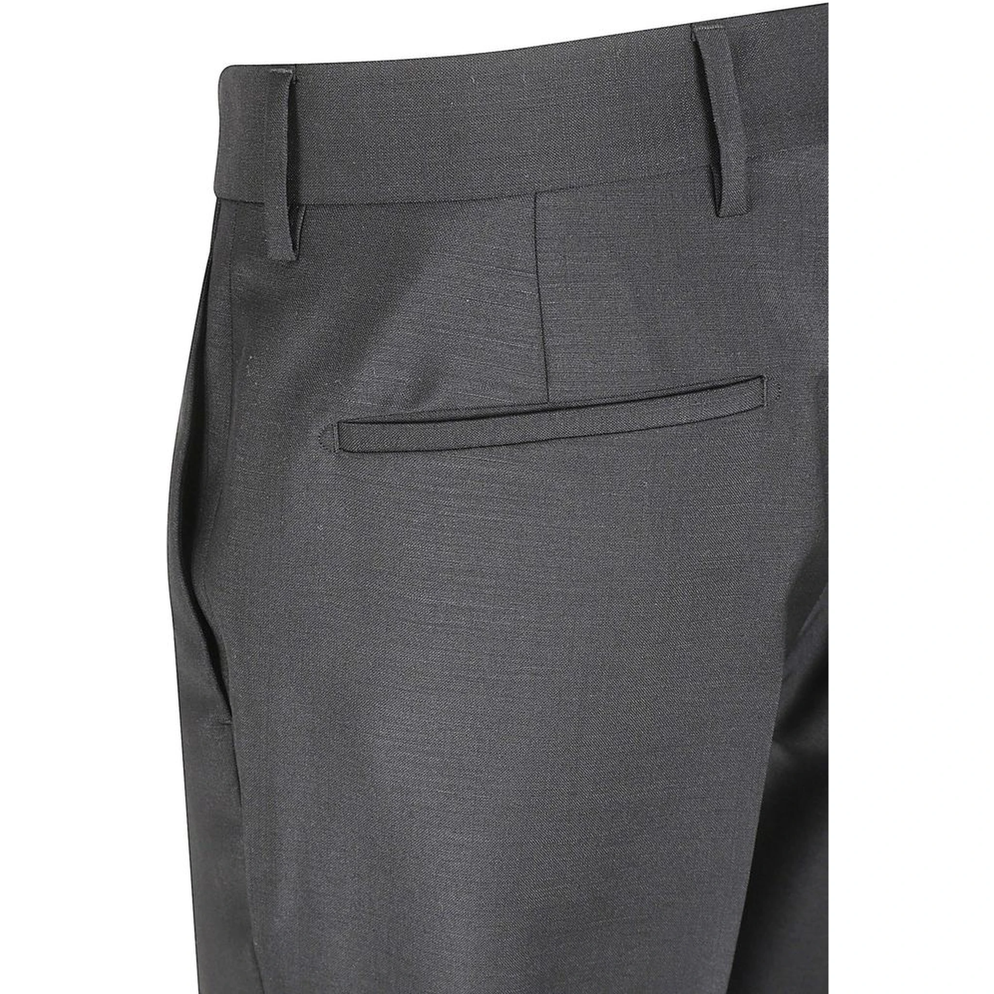 Gray Wool Dress Pants