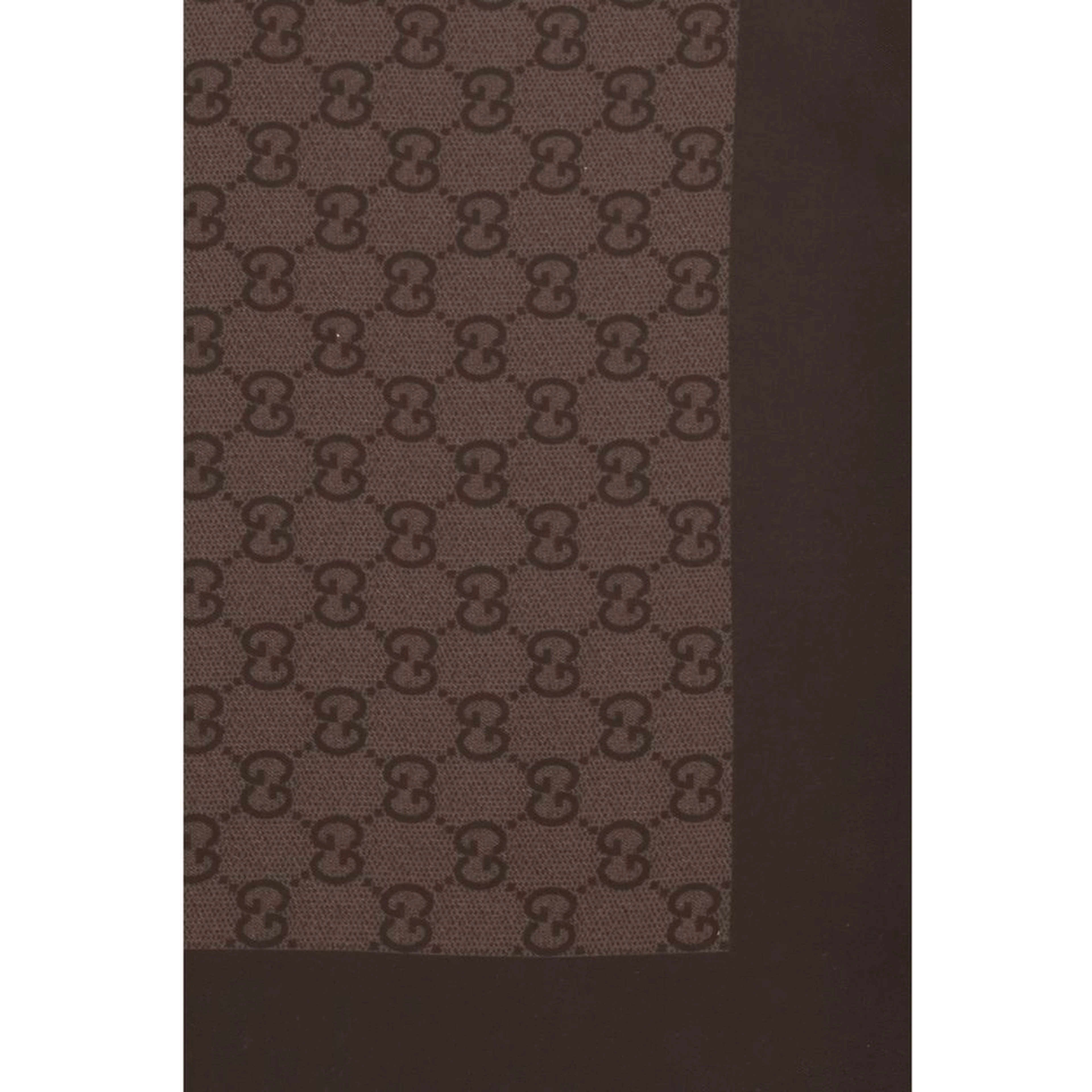 Brown Silk Foulard