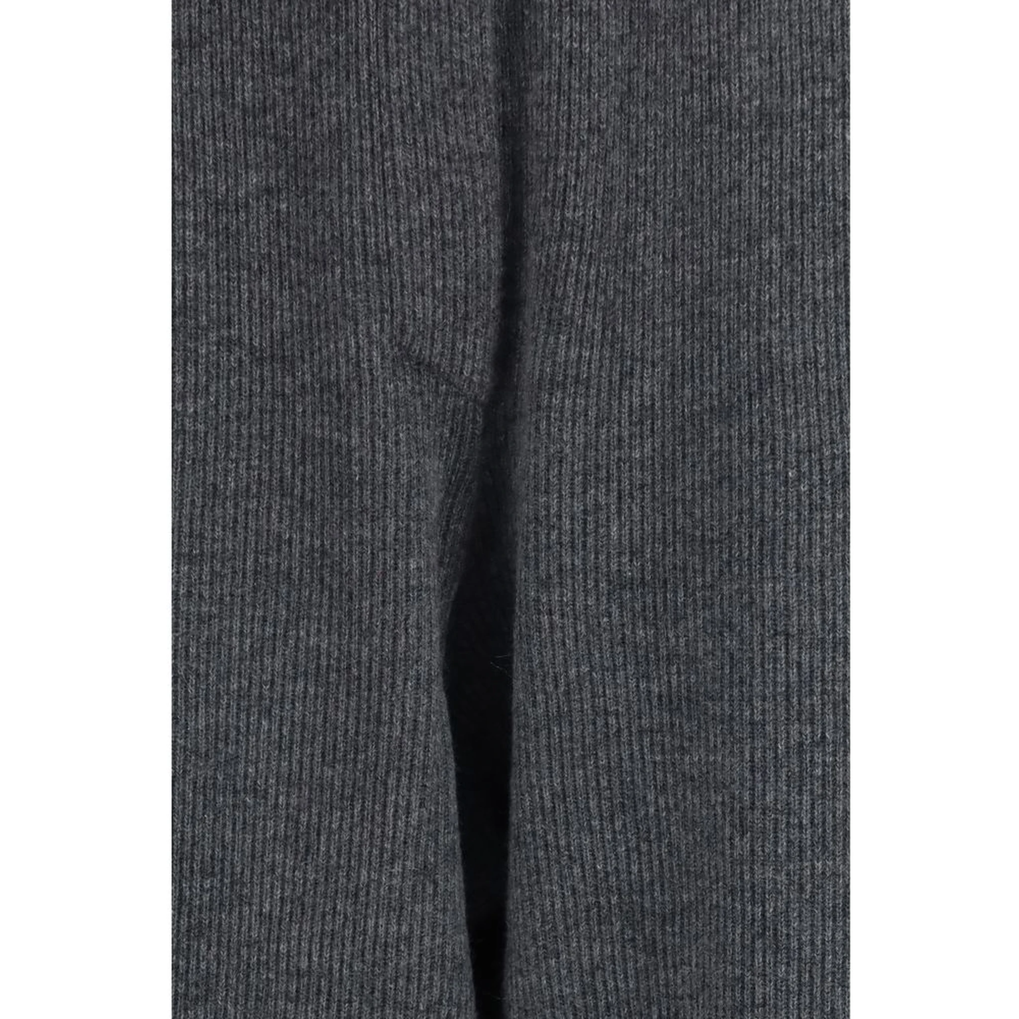 Gray Cashmere Casual Pants