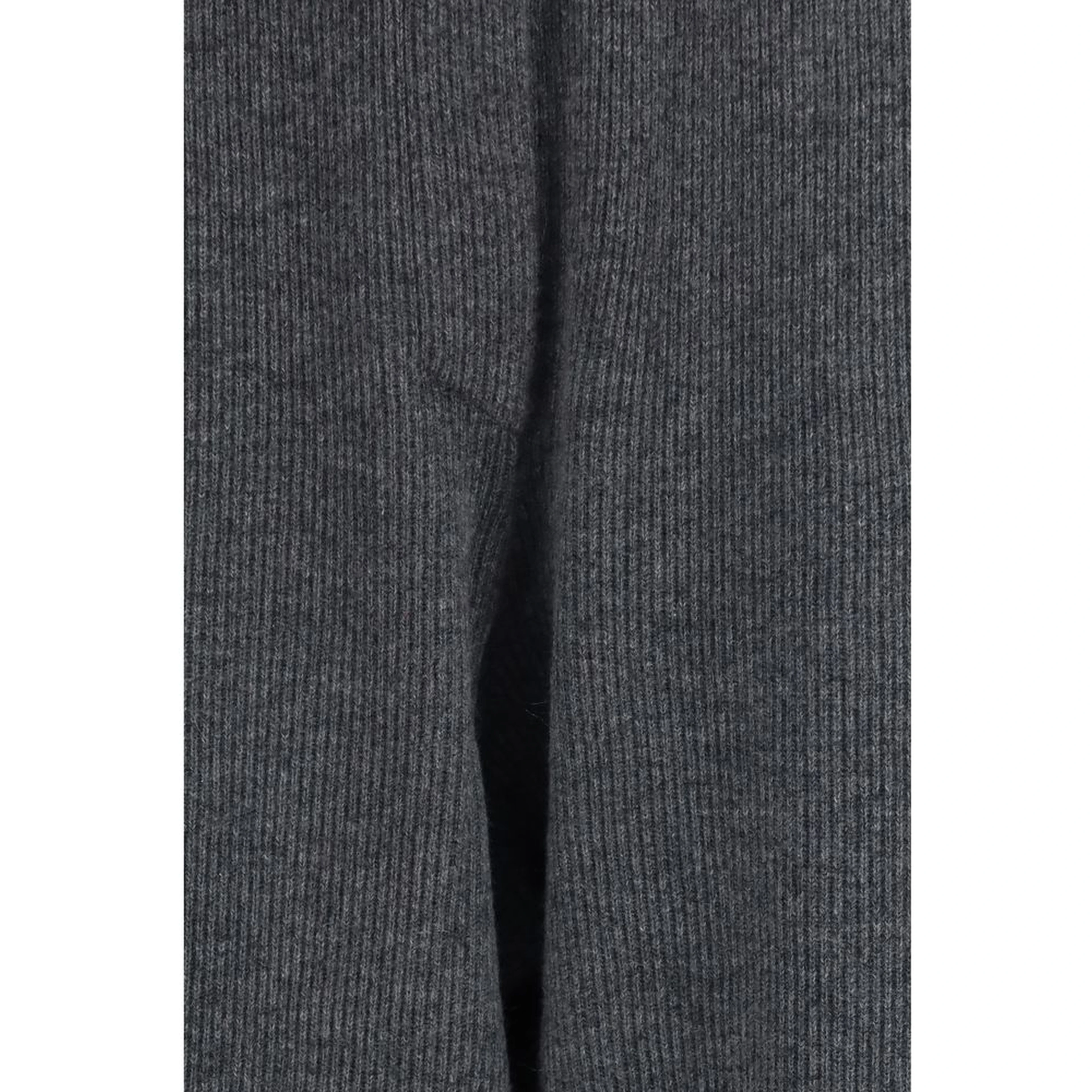 Gray Cashmere Casual Pants