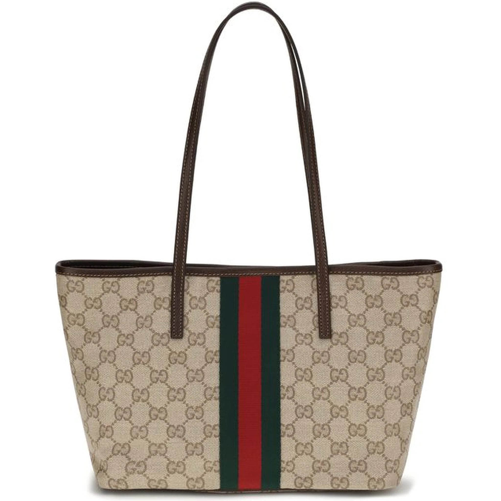 Beige Fabric Handbag