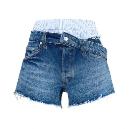 Blue Denim Shorts