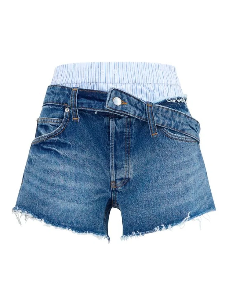 Blue Denim Shorts