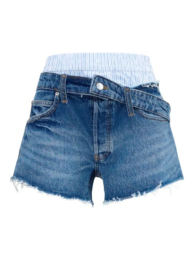 Blue Denim Shorts