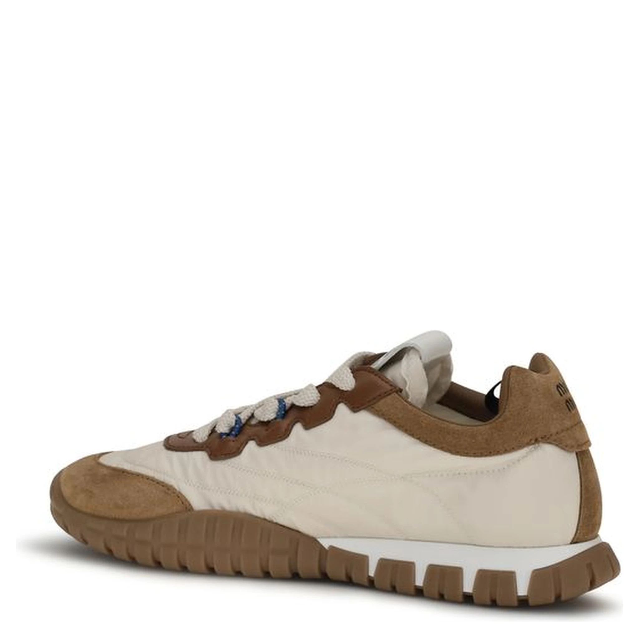 Beige Polyamide Athletic Sneakers