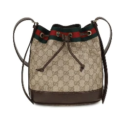 Beige Fabric Handbag