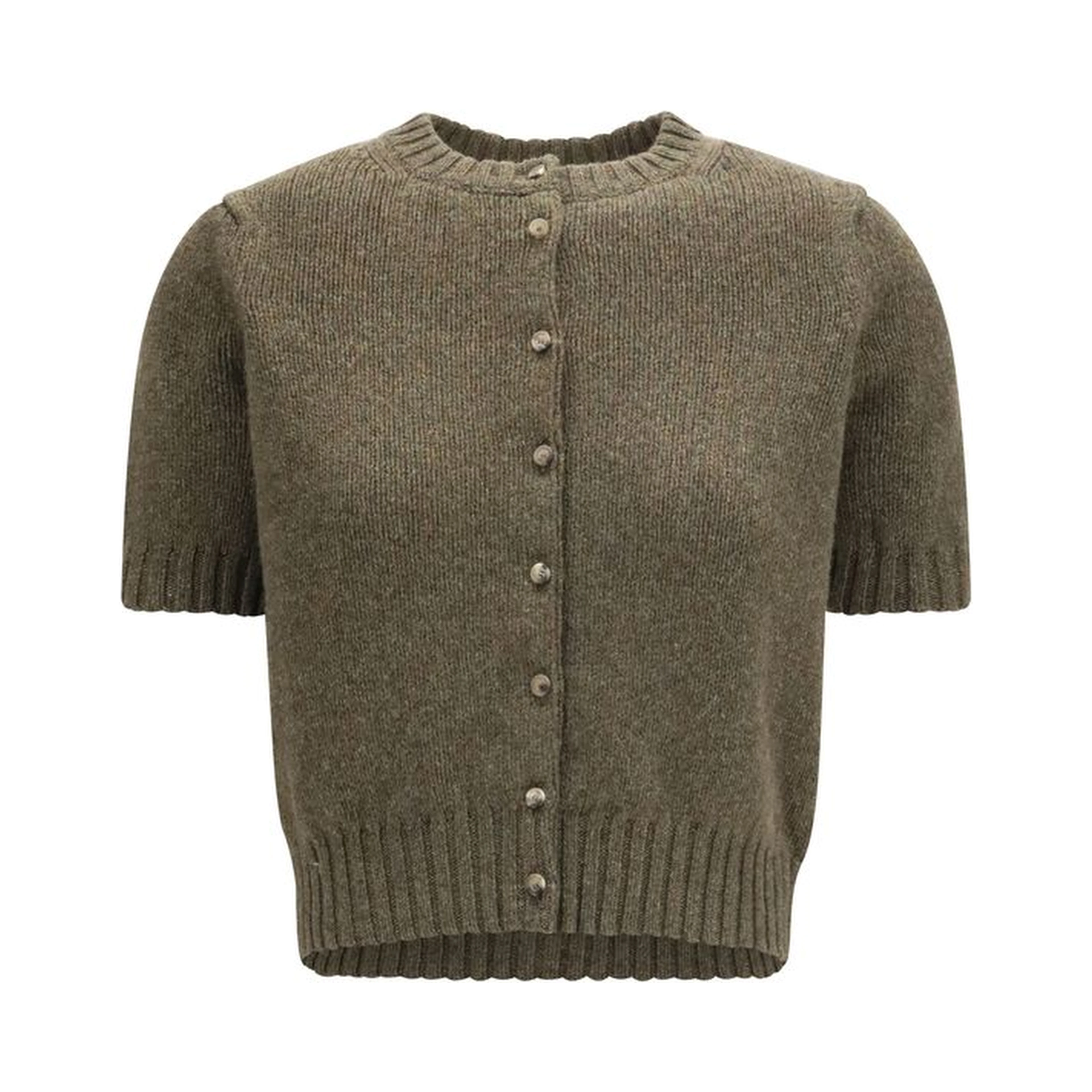 Bicolor Cashmere Cardigan