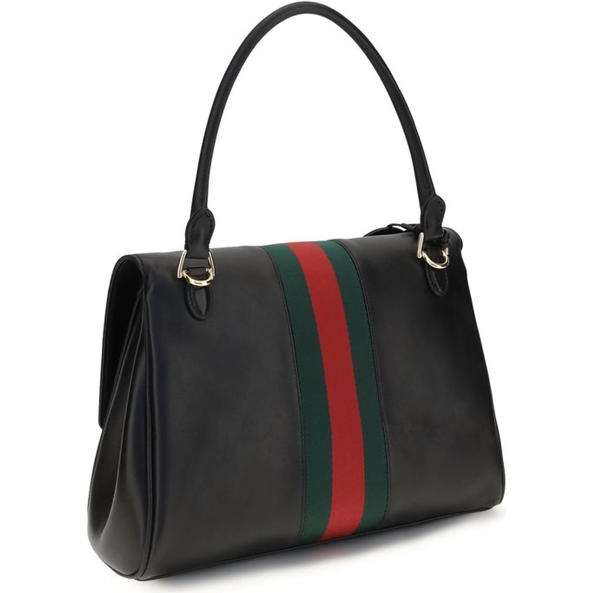 Black Calf Leather Bos Taurus Handbag