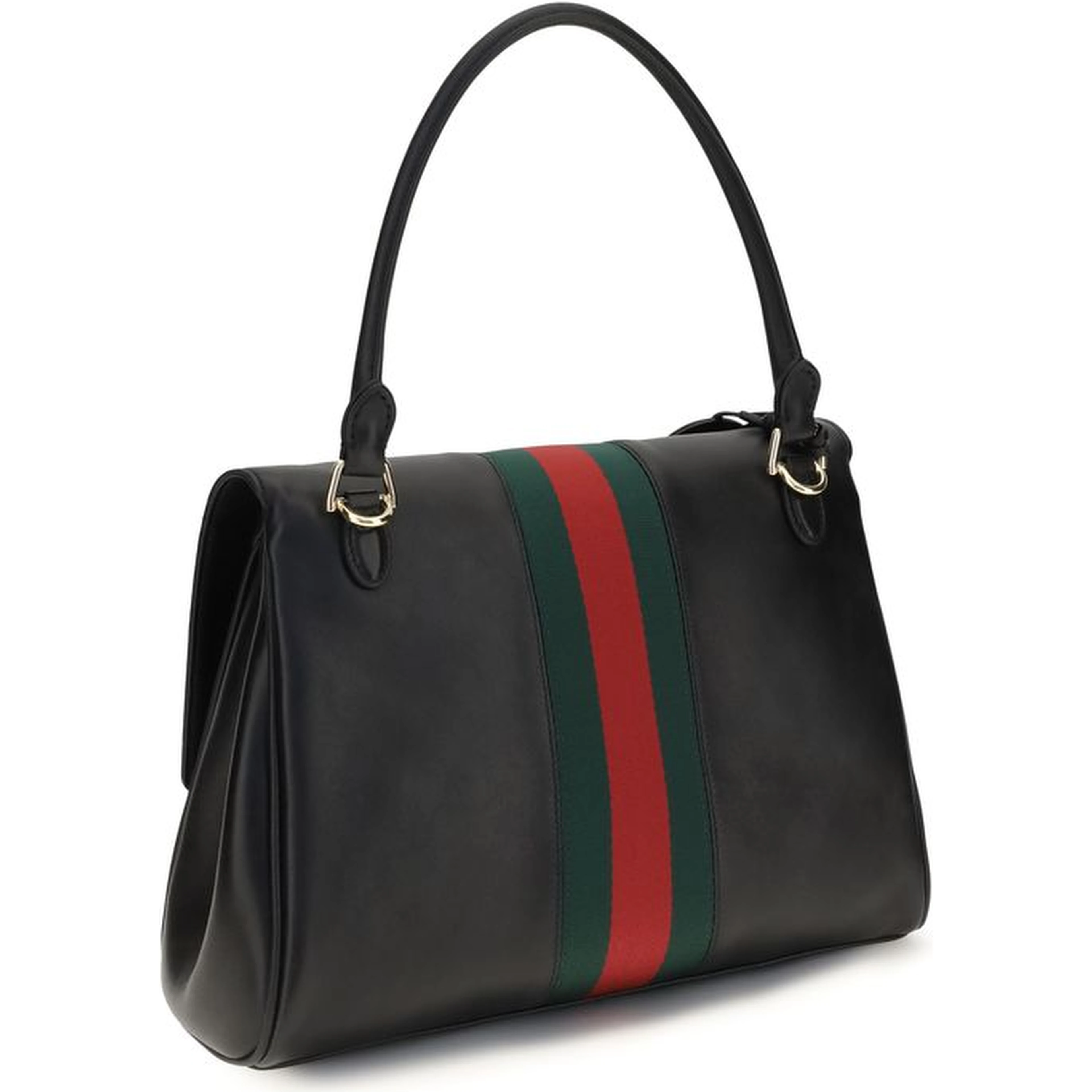 Black Calf Leather Bos Taurus Handbag