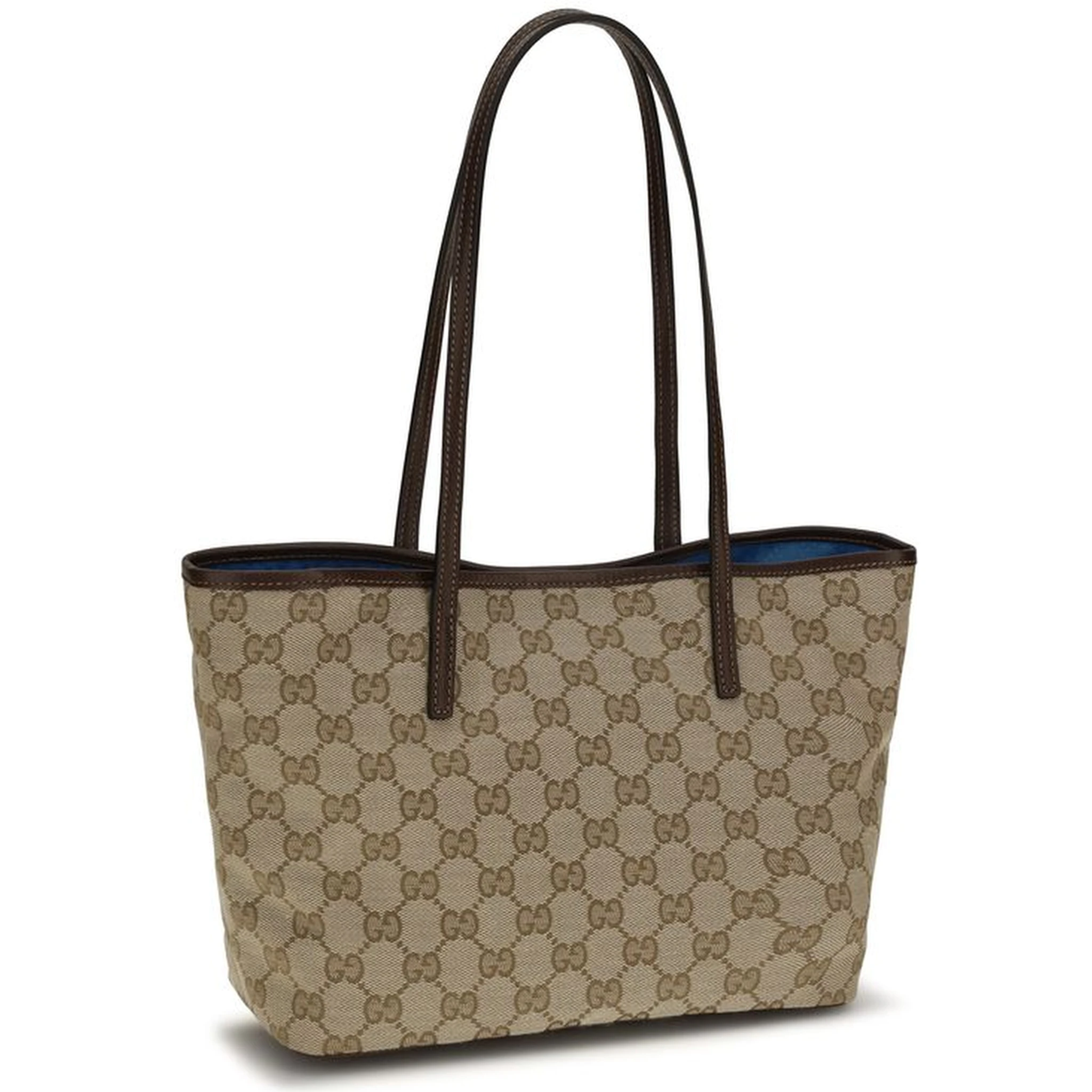 Beige Fabric Handbag